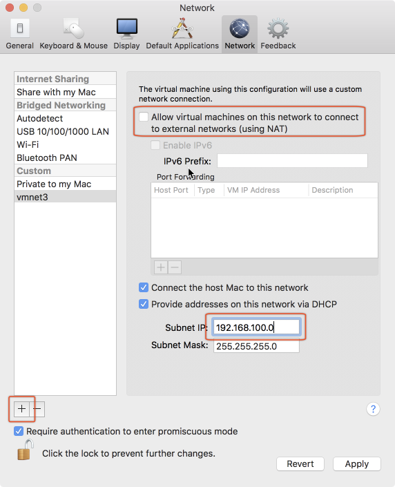 新增第一張虛擬網卡裝置